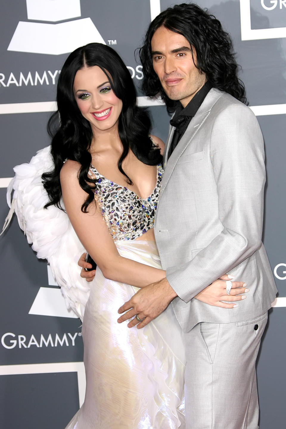 Katy Perry and Russell Brand