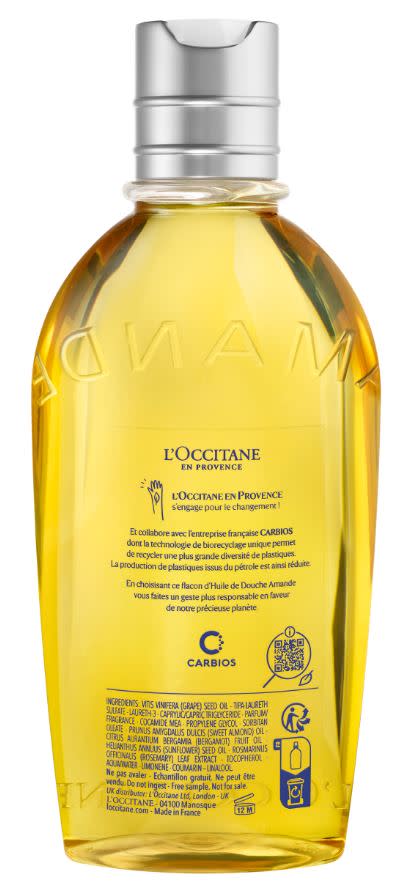 Le premier flacon de L’OCCITANE en Provence en PET issu à 100% du recyclage enzymatique grâce à la technologie de CARBIOS