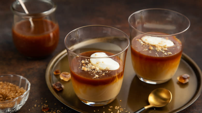 salted caramel budino