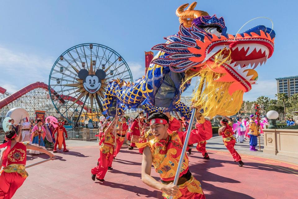 Disney California Adventure Park's Lunar New Year festivities run Jan. 21 through Feb 13.