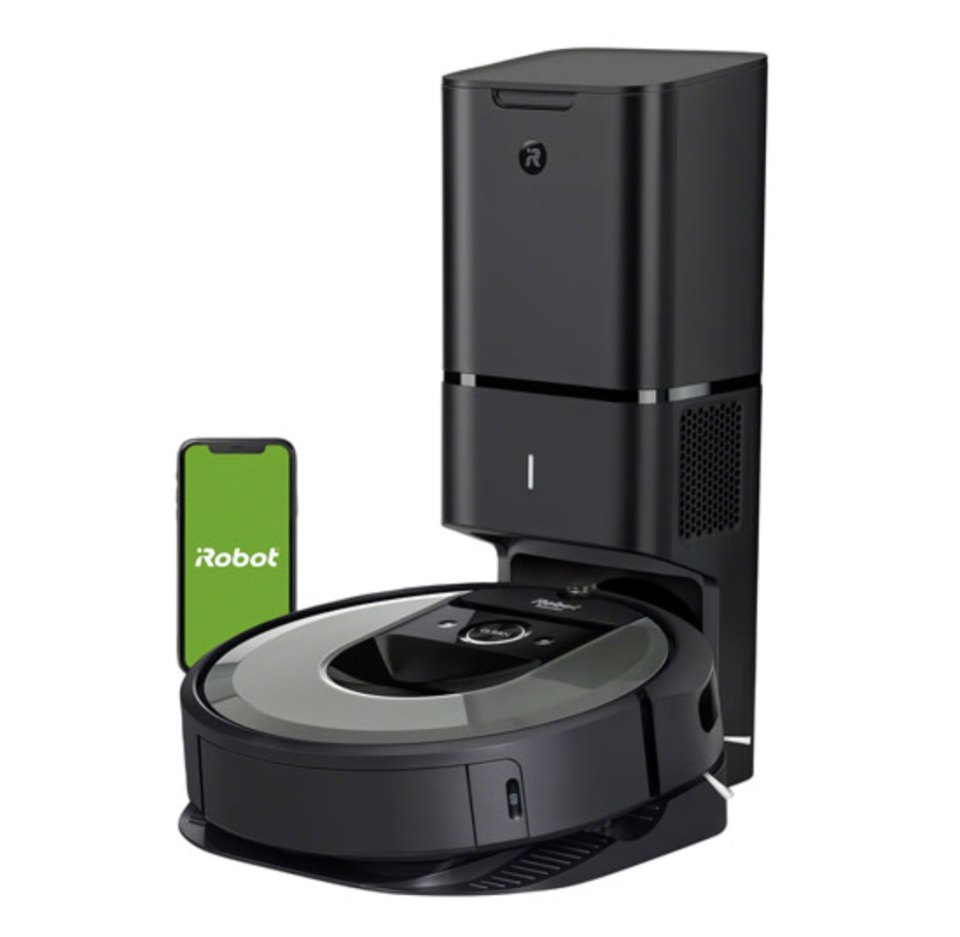 iRobot Roomba i8+ Wifi Connected Robot Vacuum with Automatic Dirt Disposal (Photo via Best Buy Canada)