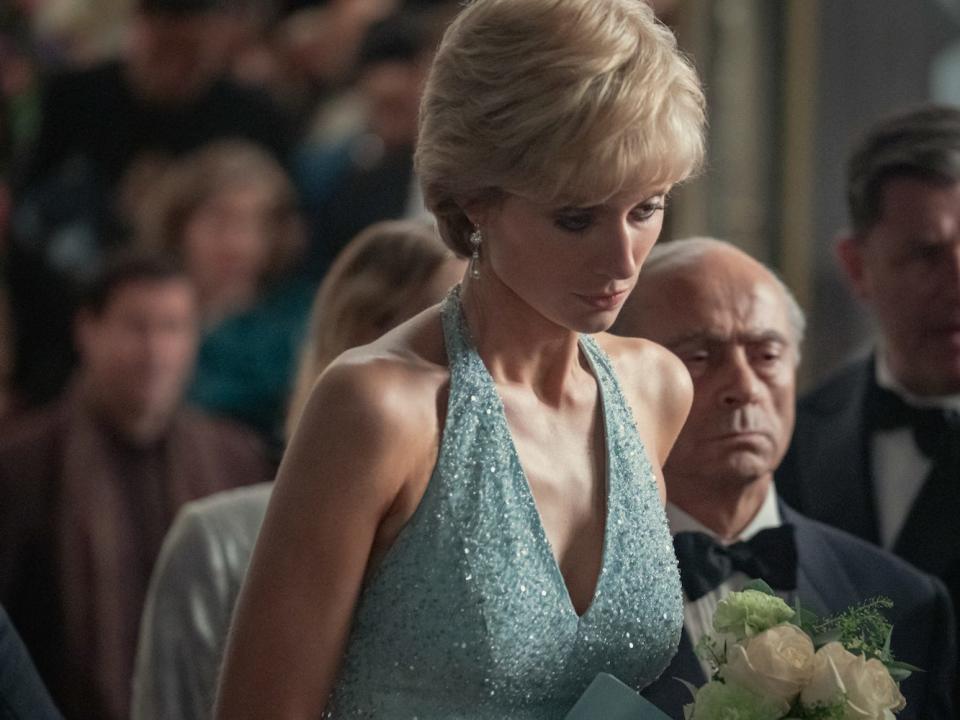 Elizabeth Debicki as Diana, Princess of Wales in Netflix's "The Crown."