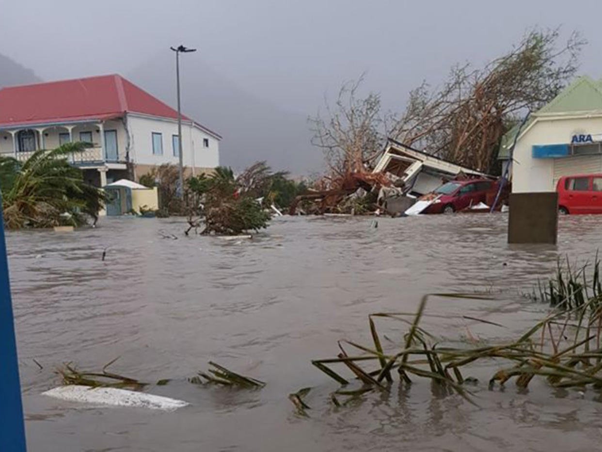 Hurricane Irma slammed into Caribbean islands after making landfall in Barbuda: AFP