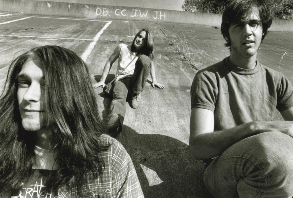 Nirvana's Kurt Cobain, Chad Channing, and Krist Novoselic. (Photo: Mark and Colleen Hayward/Getty Images)