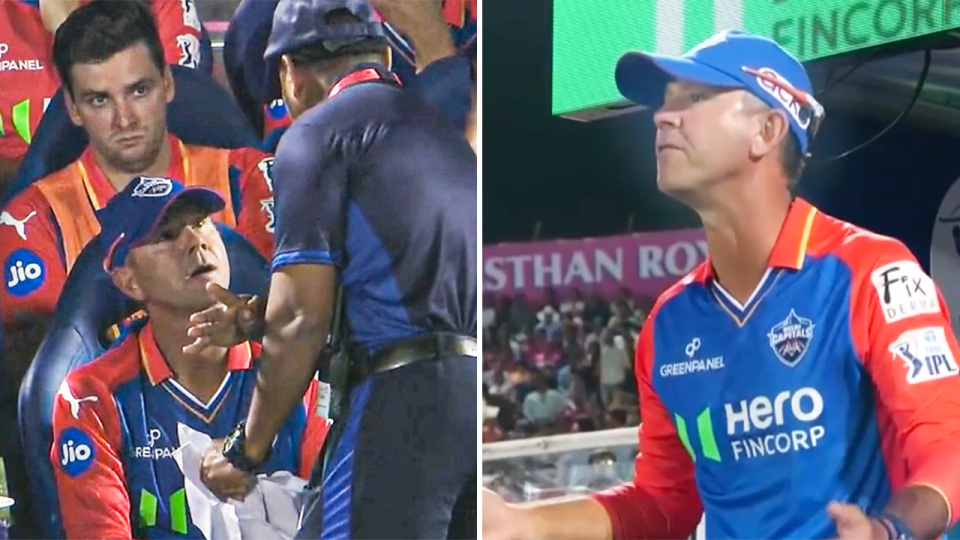 Former Aussie cricket captain Ricky Ponting (pictured) called for clarification over how many overseas players the Rajasthan Royals could field in a controversial IPL moment. (Images: IPL)