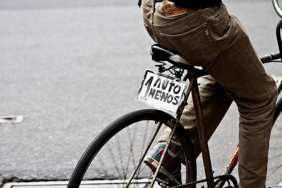 (FOTOS) La nueva tendencia 'verde' en Buenos Aires: andar en bicicleta