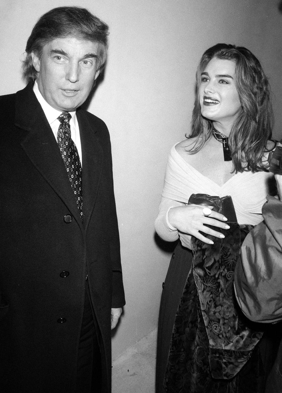 <p><b>"I was on location doing a movie and he called me right after he gotten a divorce. And he said, 'I really think we should date because you're America's sweetheart and I'm America's richest man and the people would love it."</b> — Brooke Shields, <span>recounting Donald Trump's pickup line</span>, on <i>Watch What Happens Live</i></p>