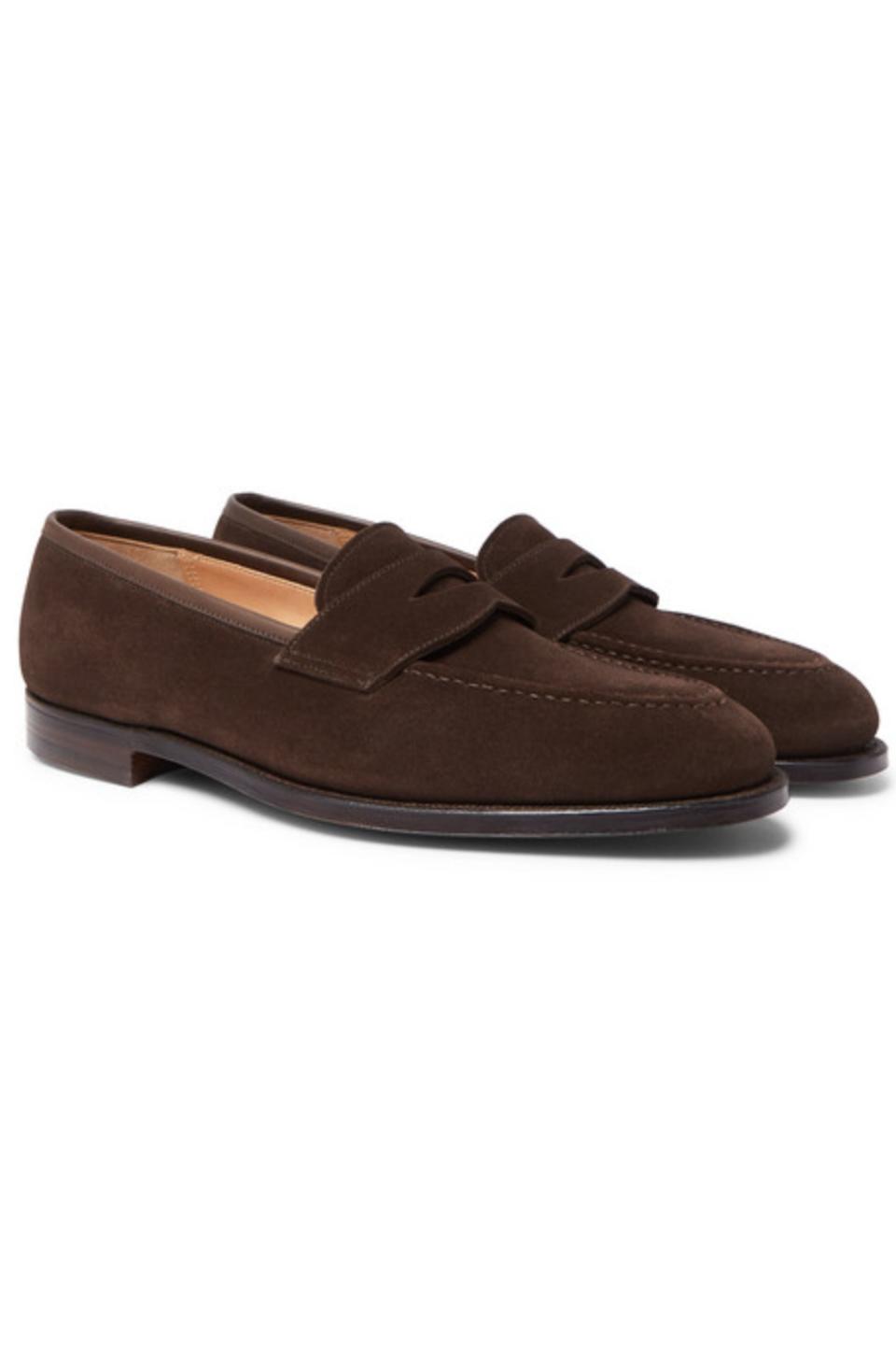 Bradley Suede Penny Loafers