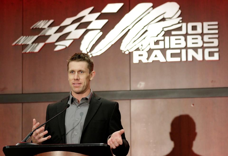 Carl Edwards isn't really saying no to a potential future in politics. (Getty)