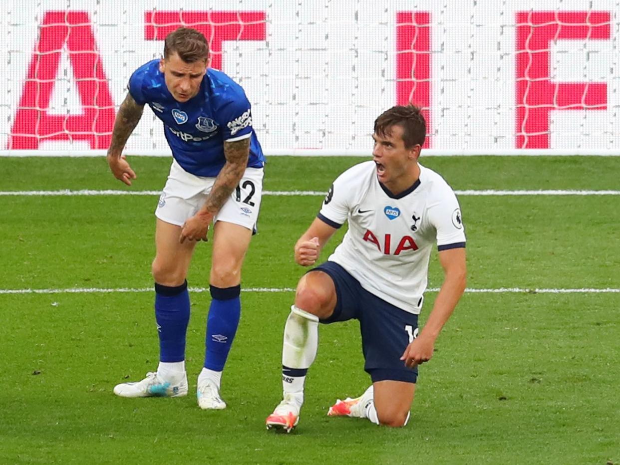 Tottenham Hotspur's Giovani Lo Celso celebrates: REUTERS