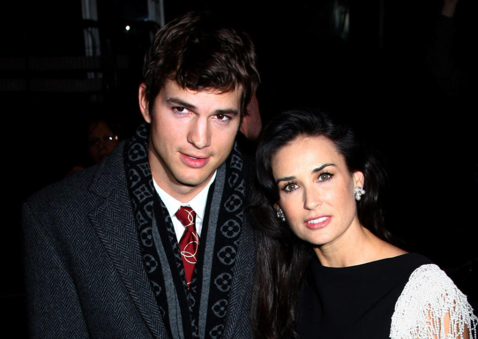 Ashton Kutcher and Demi Moore