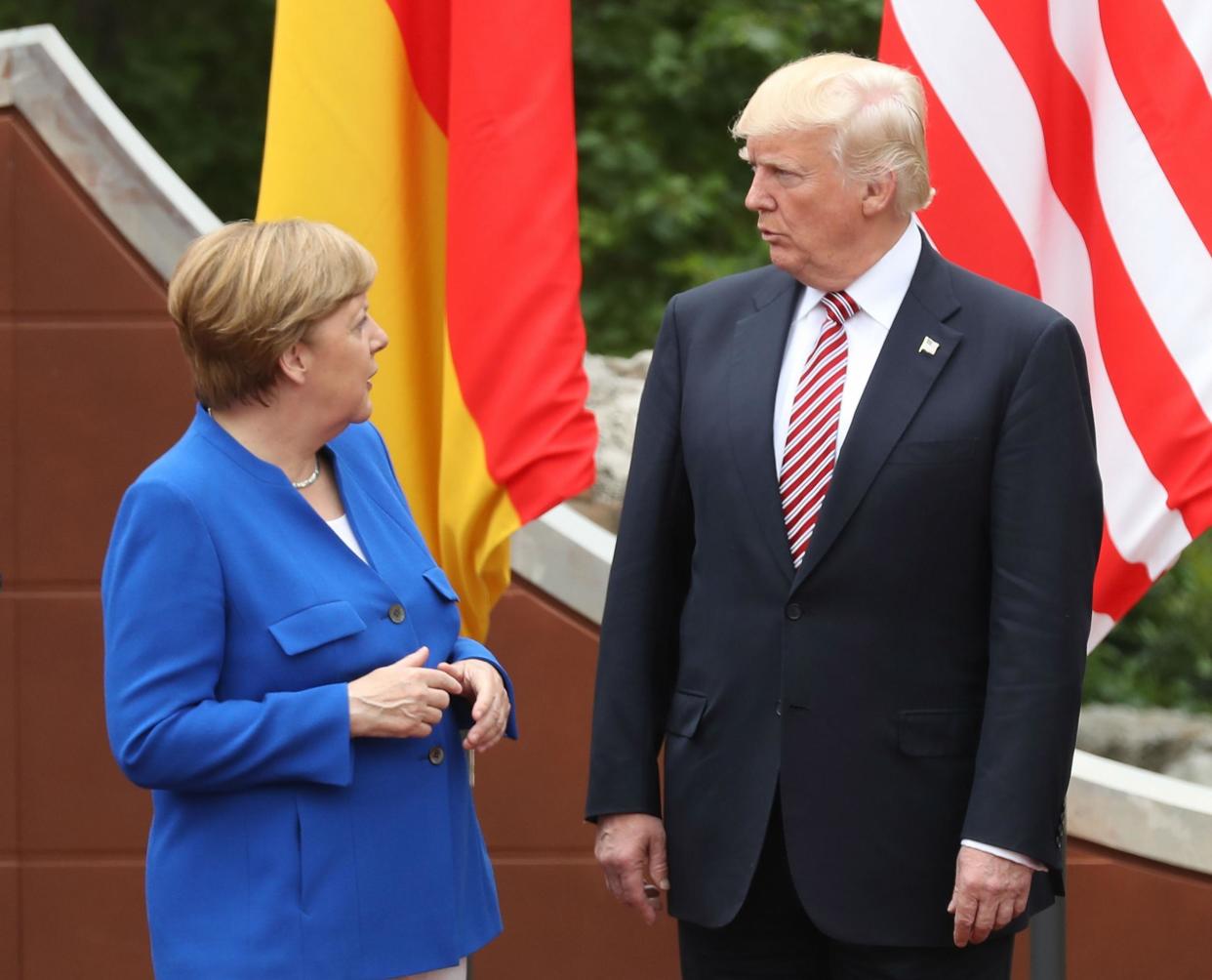 The two leaders disagreed strongly on several issues - particularly climate change: Getty