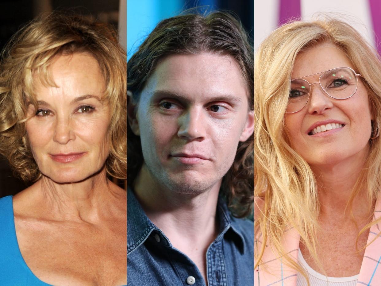 Jessica Lange, Evan Peters, and Connie Britton