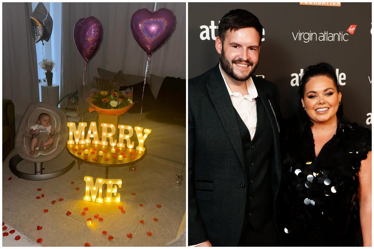 Scarlett Moffatt has revealed that she's engaged (Instagram/Getty)