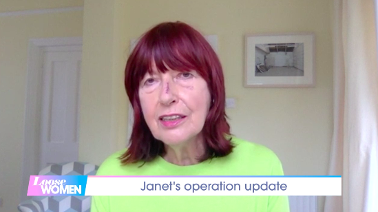 Janet Street-Porter had an operation last week after being diagnosed with skin cancer. (ITV)