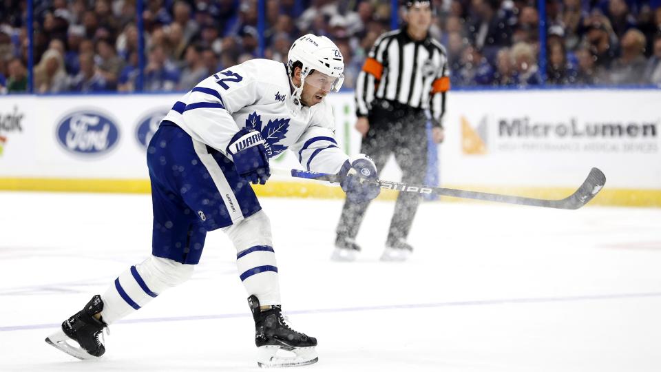 The Blackhawks got two picks in the first two rounds in the Jake McCabe deal. (Mike Ehrmann/Getty Images)