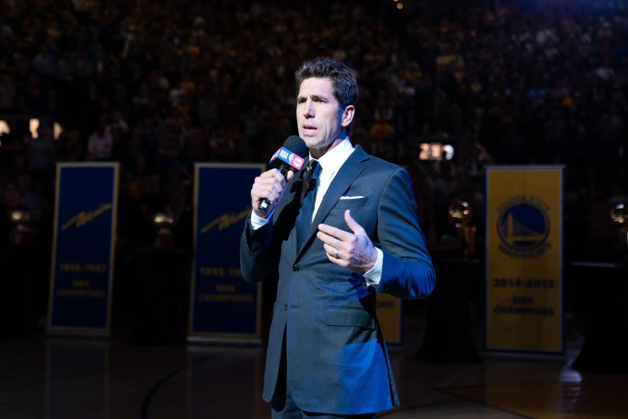 Golden State Warriors general manager Bob Myers could end up with another team soon. (Kyle Terada/USA TODAY Sports)