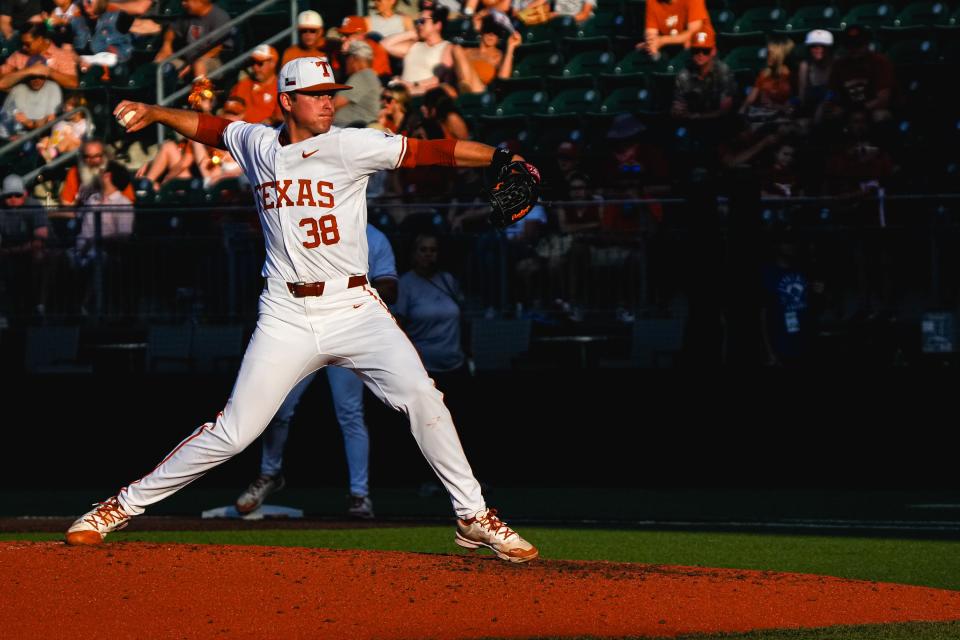 Max Grubbs became the Longhorns' Friday starting pitcher in April and is ready to open on the mound against Louisiana in the College Station Regional. "Sometimes you don't want to overthink it," coach David Pierce said. "Max has been our guy, so we're going with our guy."