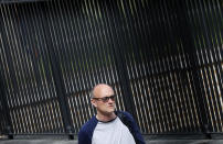 Dominic Cummings, the top aide to Britain's Prime Minister Boris Johnson, arrives at Downing Street the day after he gave a press conference over allegations he breached coronavirus lockdown restrictions in London, Tuesday, May 26, 2020. (AP Photo/Frank Augstein)