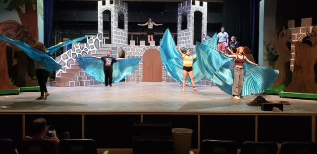 'Spamalot,' at the Gainesville Community Playhouse, is an adaptation of the 1975 film 'Monty Python and the Holy Grail.'