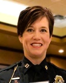 Topeka Police Capt. Colleen Stuart is one of the plaintiffs in a gender discrimination lawsuit in which jurors began hearing testimony Monday. Filed by Jana Kizzar.