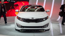 America's most sort of exciting mid-sizer — the Kia Optima SX — just got better! Ok, not really better. Or faster. And there's no manual transmission. But it is more expensive in new SX Limited trim, almost reaching the $35,000 mark. The Limited shares the Turbo's 2.0-liter GDI turbo with its Camry-and-everyone-else-besting 274 horsepower. It still also only comes with a six-speed automatic transmission. Pricing details were absent from the release, but they mentioned a price south of $35,000 at the press conference and Car And Driver mentions a price of $34,900. That's a $7,650 increase over the base SX and uncomfortably close to some real luxury options.