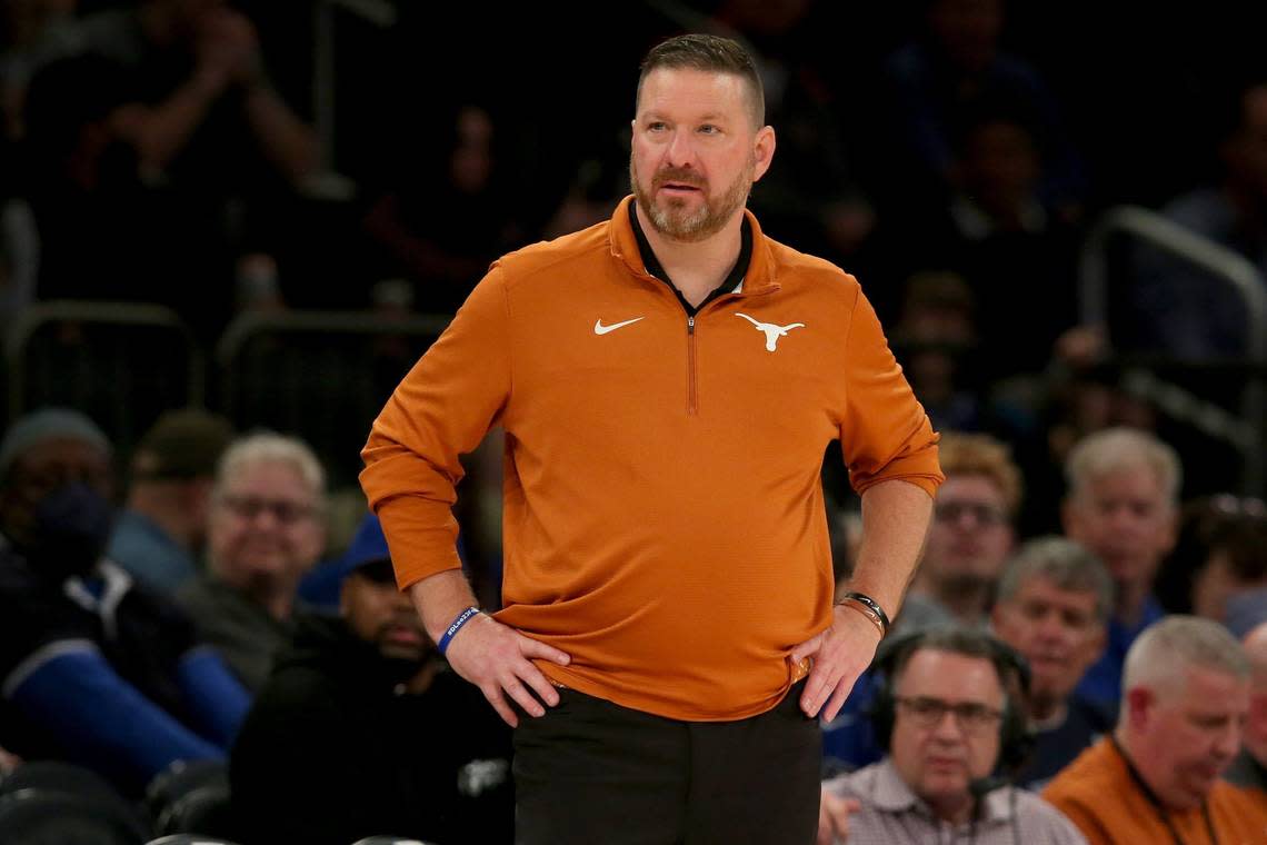 Former Texas Coach Chris Beard was hired by Mississippi only months after he lost the Longhorns head coaching position following an alleged incidence of domestic abuse. A felony charge against Beard stemming from the allegations was dropped in February. Brad Penner/Brad Penner-USA TODAY Sports