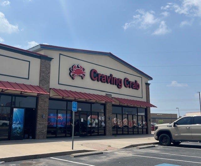 San Angelo's Craving Crab restaurant has closed after the building rent was not paid, according to a notice on the front door at 4509 Sherwood Way.