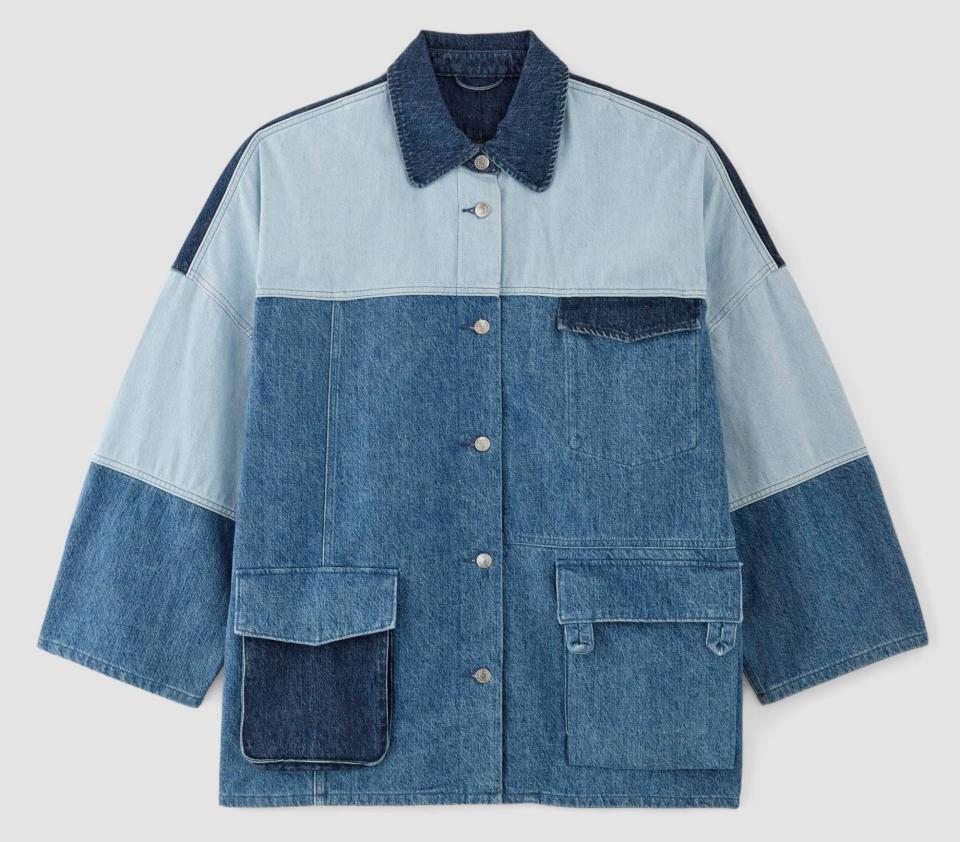 Patchwork denim jacket, £185, Everlane