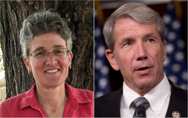 Jamie McLeod-Skinner, left, defeated Rep. Kurt Schrader (D-Ore.) in a May 17 primary, despite Schrader's massive fundraising advantage. (Photo: Associated Press/Getty)