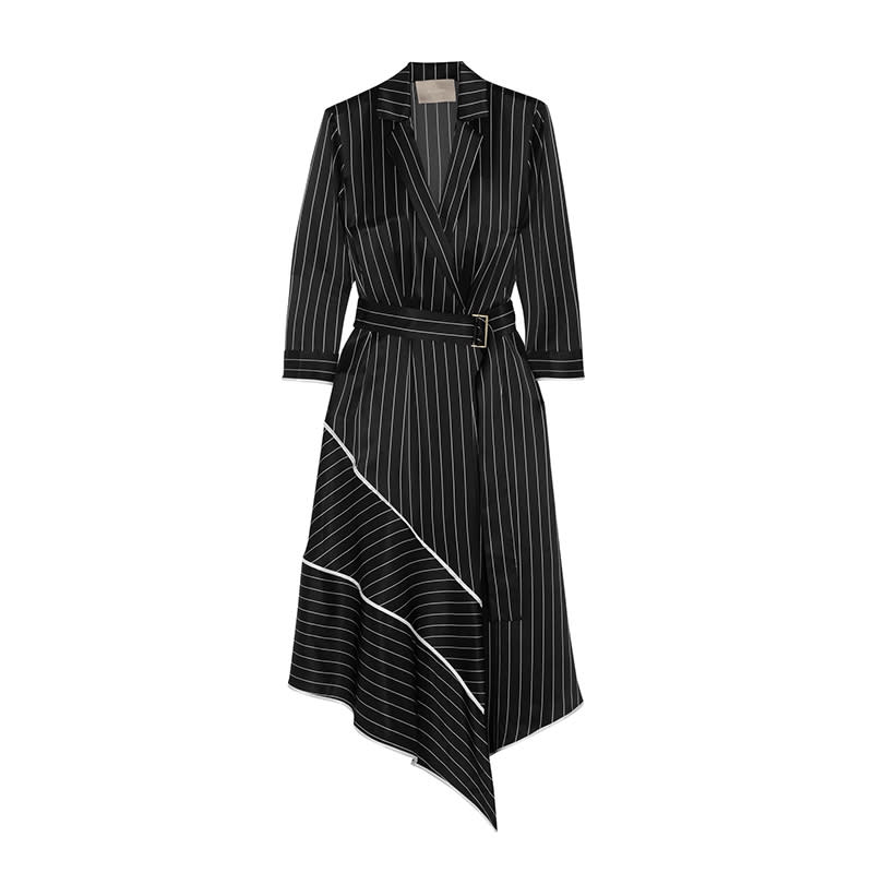 <a rel="nofollow noopener" href="http://rstyle.me/~a9pzA" target="_blank" data-ylk="slk:Asymmetric Striped Silk-Charmeuse Midi Dress, Jason Wu, $1995;elm:context_link;itc:0;sec:content-canvas" class="link ">Asymmetric Striped Silk-Charmeuse Midi Dress, Jason Wu, $1995</a>