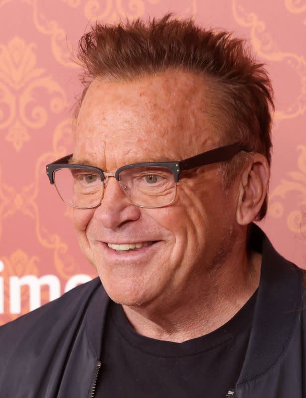 Tom Arnold attends the world premiere of "Candy Cane Lane" at Regency Village Theatre in Los Angeles on November 28. The actor turns 65 on March 6. File Photo by Greg Grudt/UPI