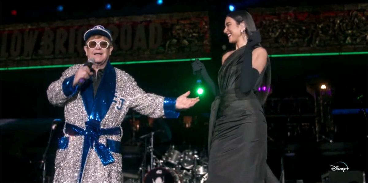 Elton John's Bejeweled Dodgers Uniform in Elton John Presents: Beyond the  Yellow Brick Road, Elton John Reveals His Favourite — and Least Favourite  — Fashion Moments Since the '70s