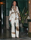 <p>Rihanna is seen shooting a music video in downtown L.A. on Friday.</p>