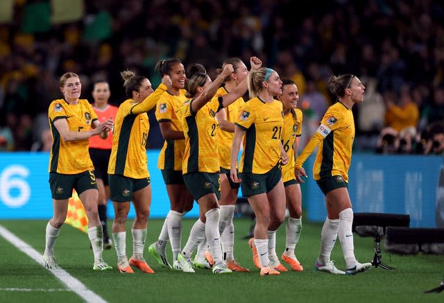 Australia beat Republic of Ireland last week (Isabel Infantes/PA)