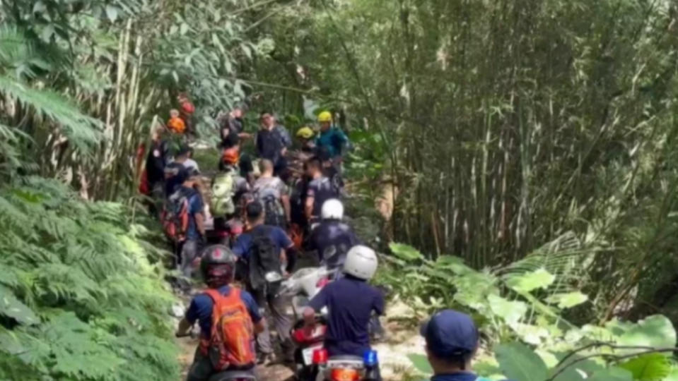 三峽分局28歲警員登鳶山步道失足身亡。翻攝畫面