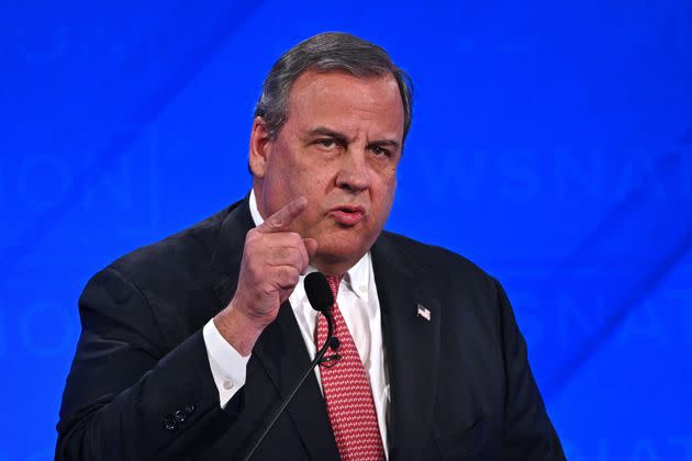 Former New Jersey Gov. Chris Christie (R) used what may be the last televised debate of the Republican primary to light into Donald Trump -- and the Republicans unwilling to criticize him.