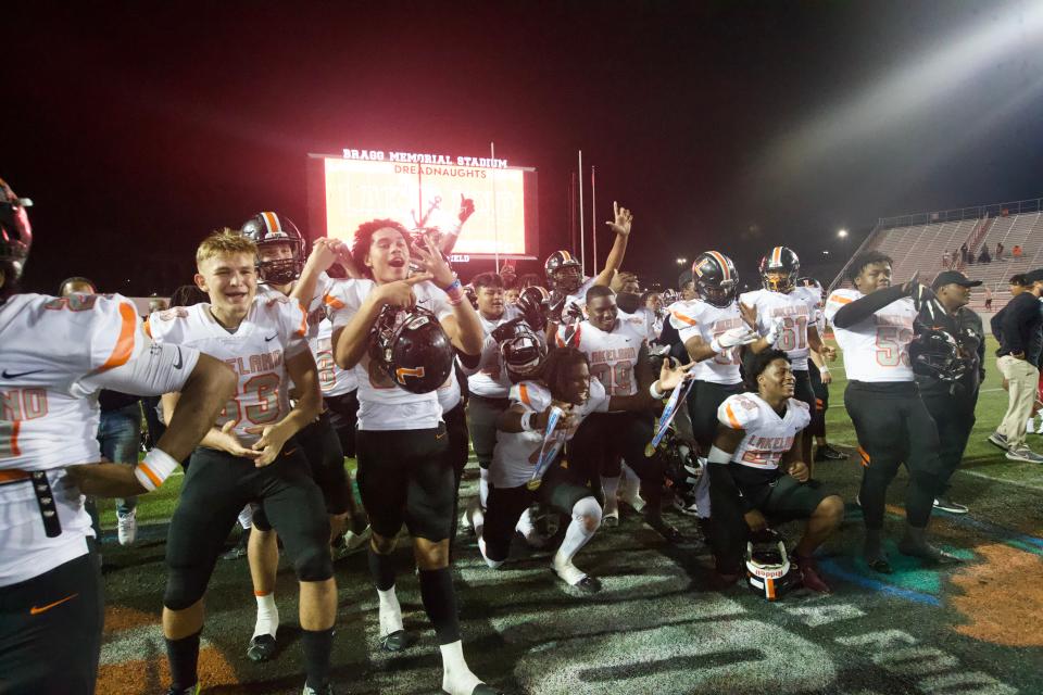 Lakeland defeated Venice, 60-48, to win the 2023 FHSAA Class 4S state championship on Dec. 9, 2023 at Bragg Memorial Stadium.
