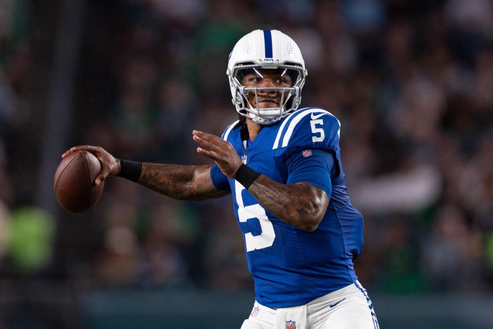 Indianapolis Colts quarterback Anthony Richardson is scheduled to make more starts this season (17) than he made in his career at the University of Florida (13).