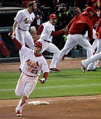 David Freese's walk-off home run in the 11th inning won Game 6 of the World Series for the St. Louis Cardinals