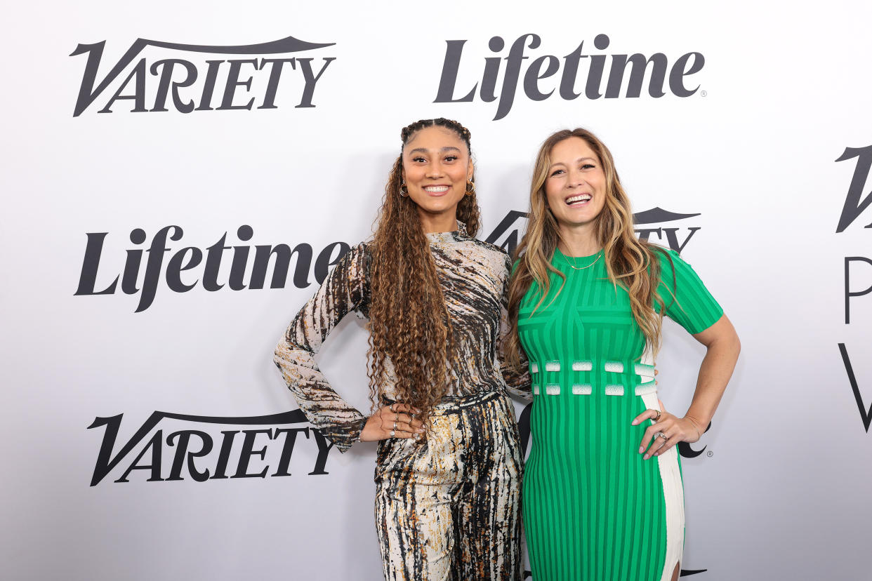 NEW YORK, NEW YORK - MAY 02: (L-R) Ally Love and Emma Lovewell attend Variety Power Of Women New York Presented By Lifetime at Cooper Hewitt, Smithsonian Design Museum on May 02, 2024 in New York City. (Photo by Dimitrios Kambouris/Variety via Getty Images)