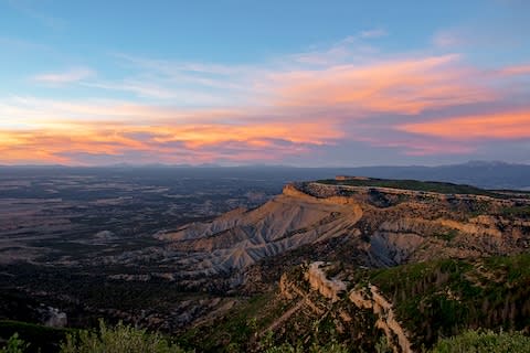 Above ground, there are views over Mesa Verde National Park - Credit: istock