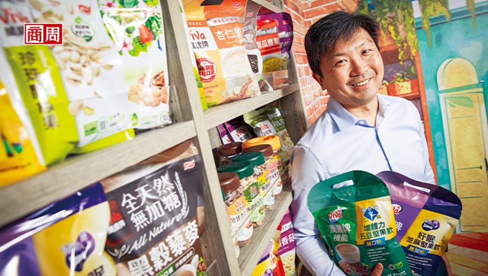 聯華食品休閒事業部總經理江志強（圖）說，要將產品帶進歐美日韓等高消費力市場。（攝影‧商周郭涵羚）
