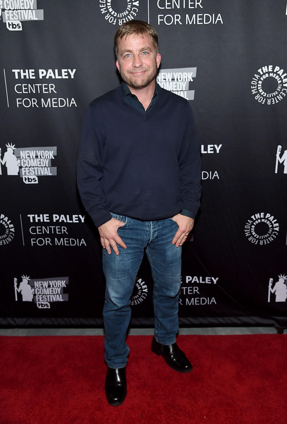 Billingsley, looking very un-bald, at the&nbsp;The Paley Center for Media. (Photo: Jamie McCarthy via Getty Images)