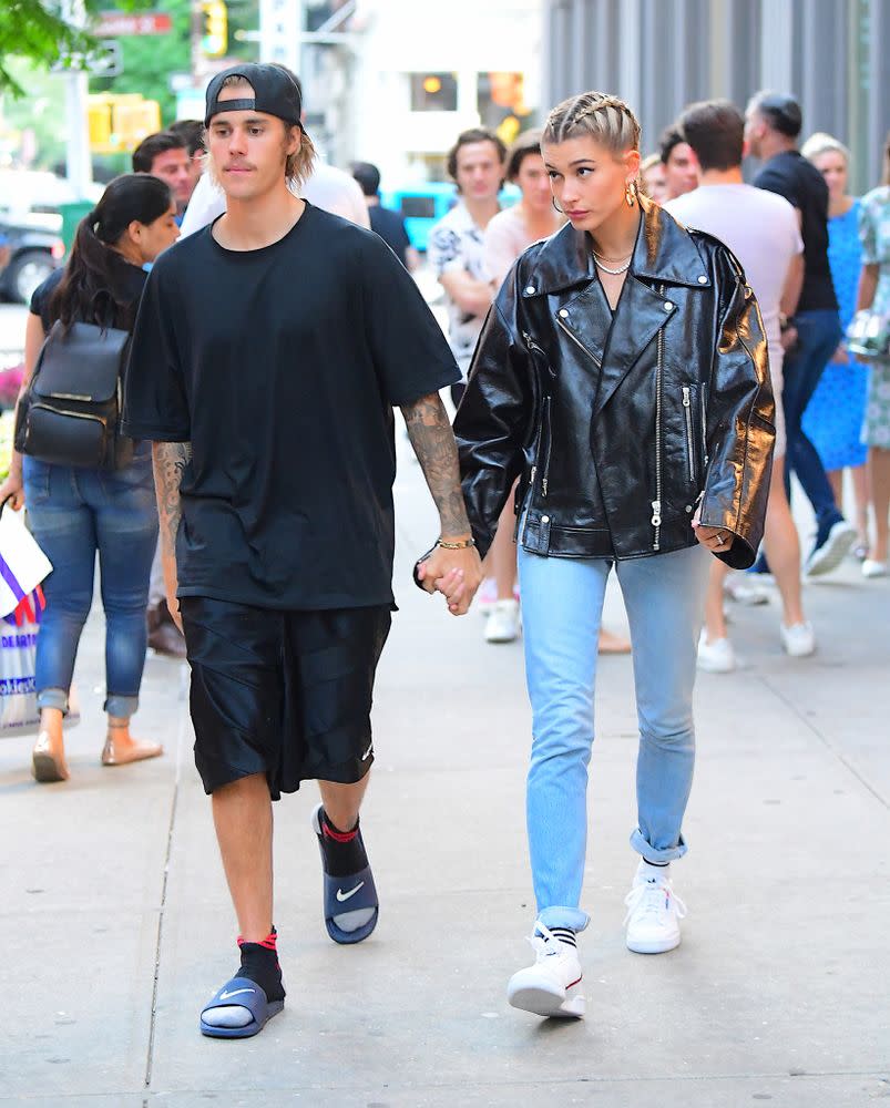 Justin Bieber and Hailey Baldwin in New York City