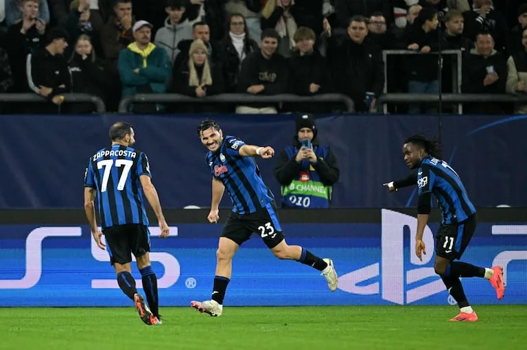 Atalanta golea a Shakhtar Donetsk en Ucrania