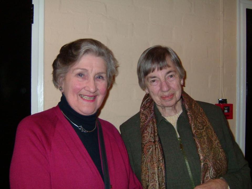 Eastern Daily Press: C&TA founder members Helen Hoyte and Pamela Clabburn pictured by Amanda Sandford-Taylor at a gala