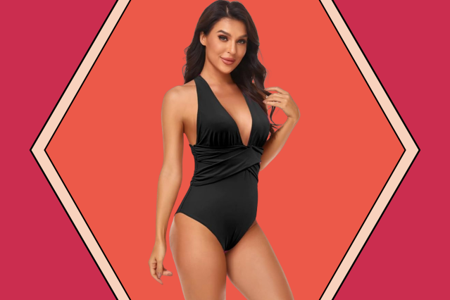 Swimming Costume Women One Piece Swimsuit Push up Halter Tummy