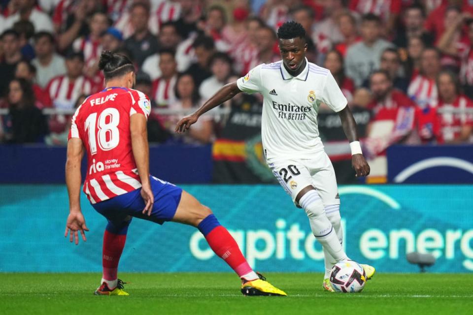 Vinicius Jr was racially abused at Atletico Madrid in September (Getty Images)