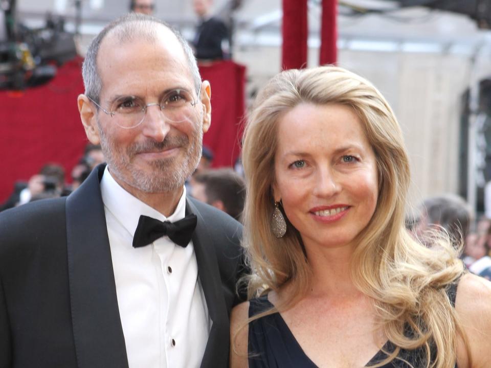 Steve Jobs and Laurene Powell